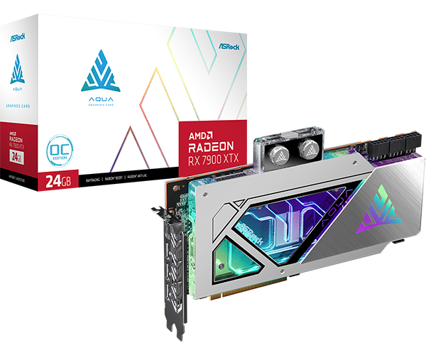VGA ASROCK AMD Radeon™ RX 7900 XTX AQUA 24GB OC