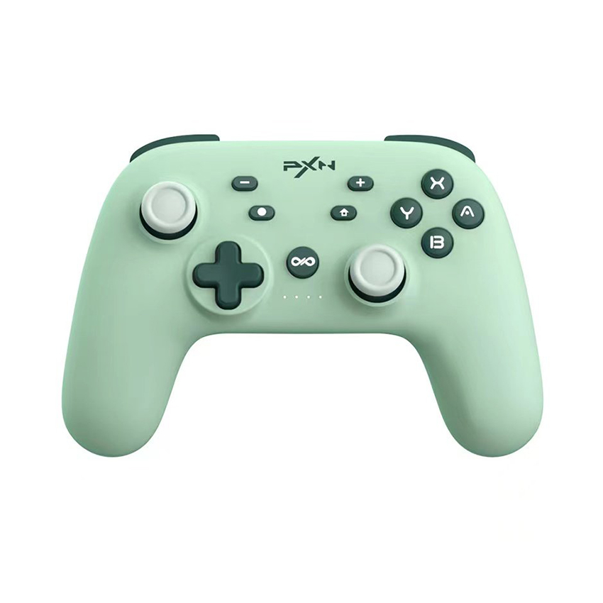 Tay cầm chơi game không dây PXN P50 cho Nintendo Switch/PC màu xanh green