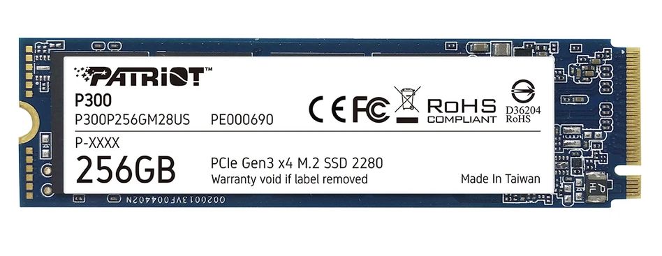 SSD PATRIOT SSD 256G P300 M.2 2280 NVMe - P300P256GM28