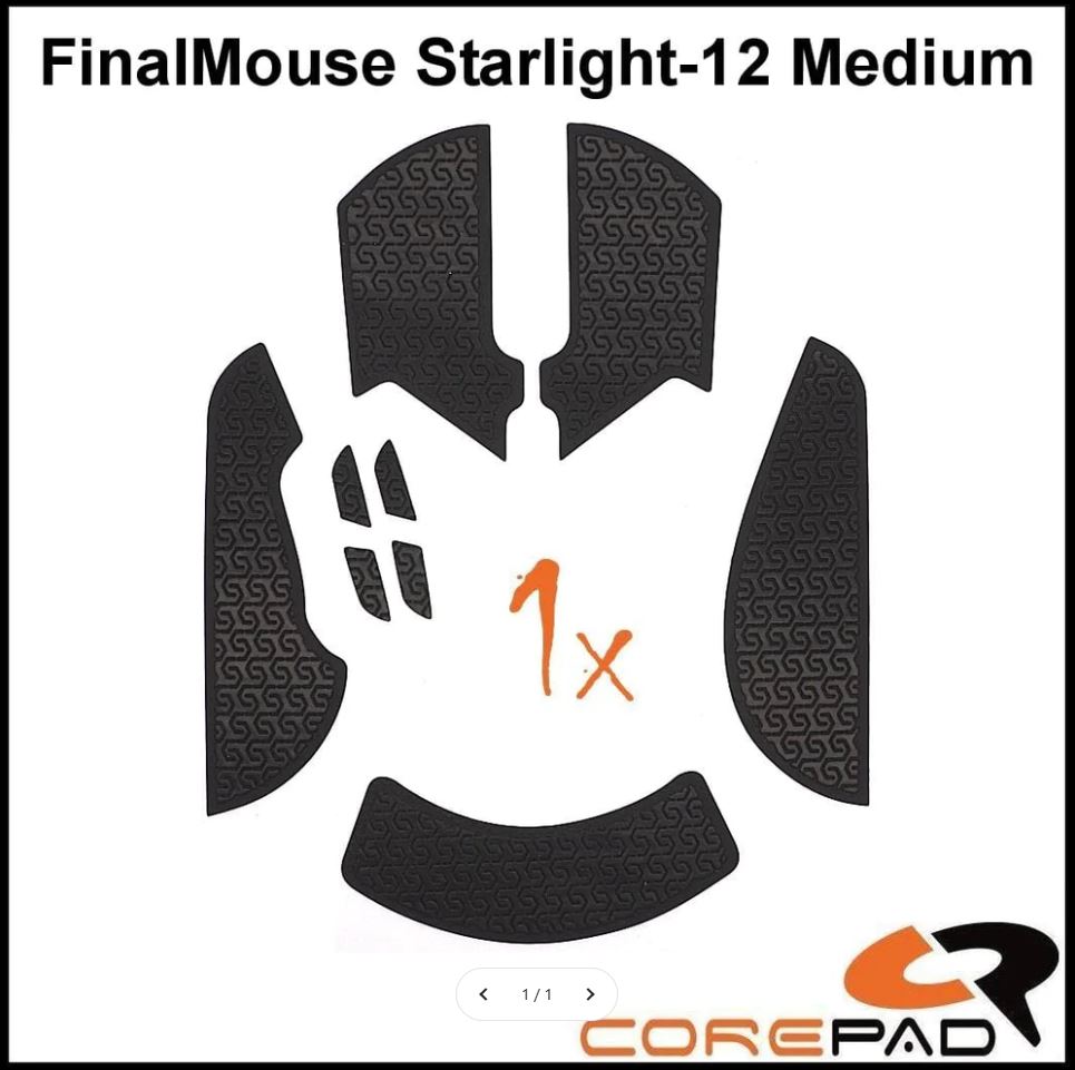 Grip tape cho Corepad Soft Grips FinalMouse Starlight-12 Medium