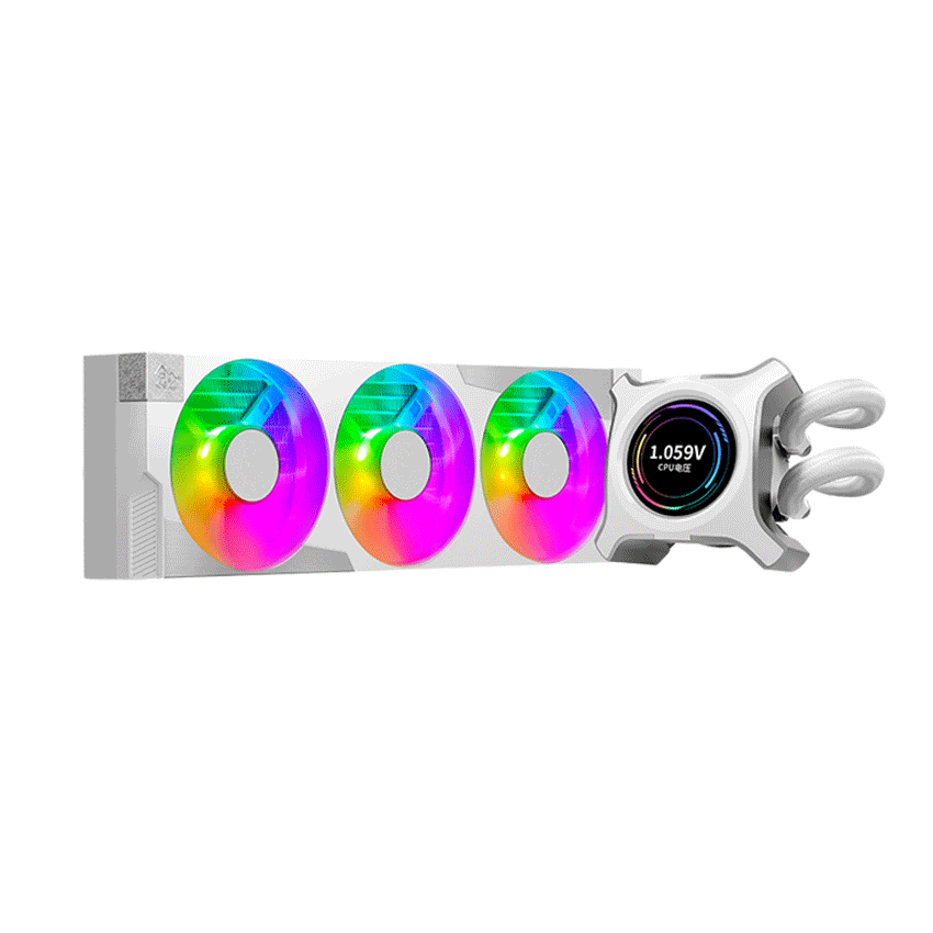 Tản nhiệt CPU AIO SEGOTEP KUNLUN KL360 II A-RGB WHITE (MÀU TRẮNG/MÀN LCD)
