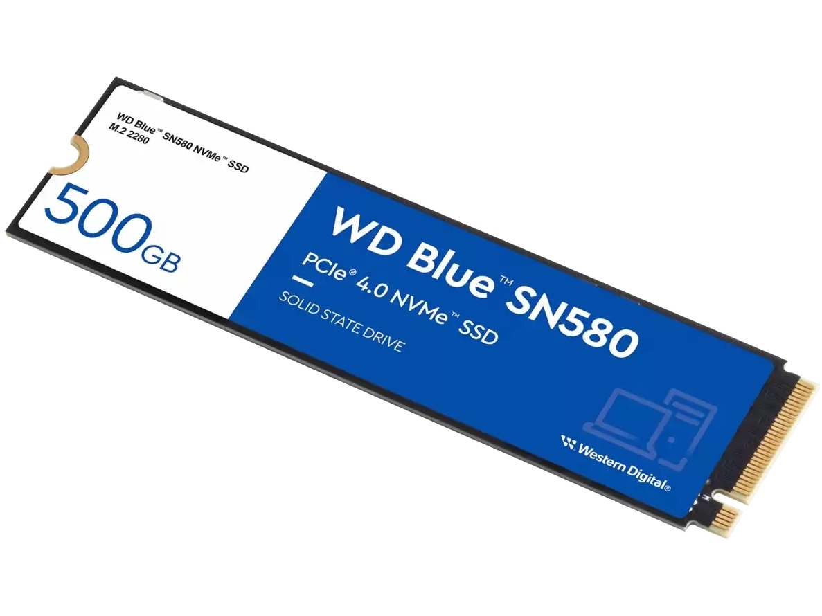 SSD WD Blue SN580 500GB NVMe PCIe Gen4 x4 WDS500G3B0E