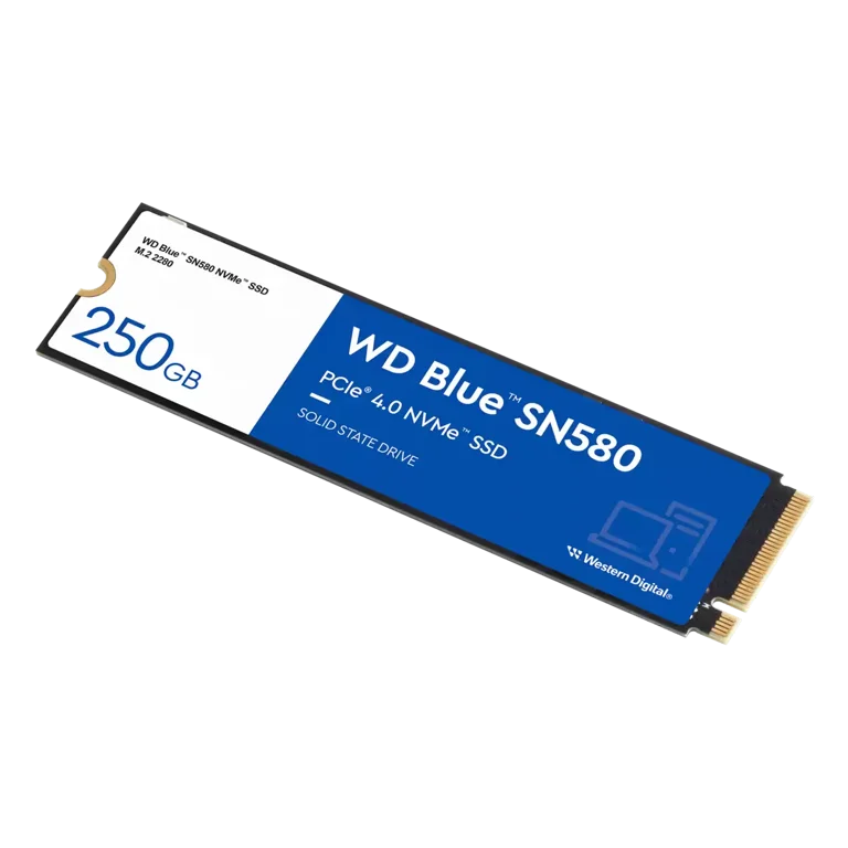 SSD WD Blue SN580 250GB NVMe PCIe Gen4 x4 WDS250G3B0E