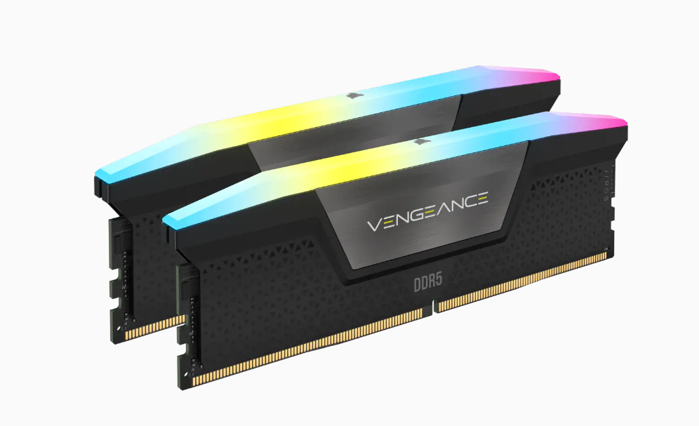 Ram CORSAIR VENGEANCE RGB HEATSPREADER (CMH32GX5M2E6000C36) 32GB (2X16GB) DDR5 6000MHZ