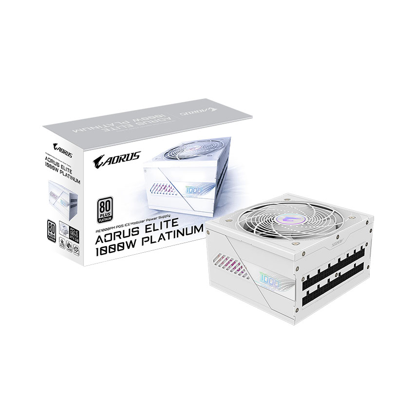 Nguồn GIGABYTE GP-AE1000PM PG5 ICE 1000W (80 plus Platinum/Màu Trắng)