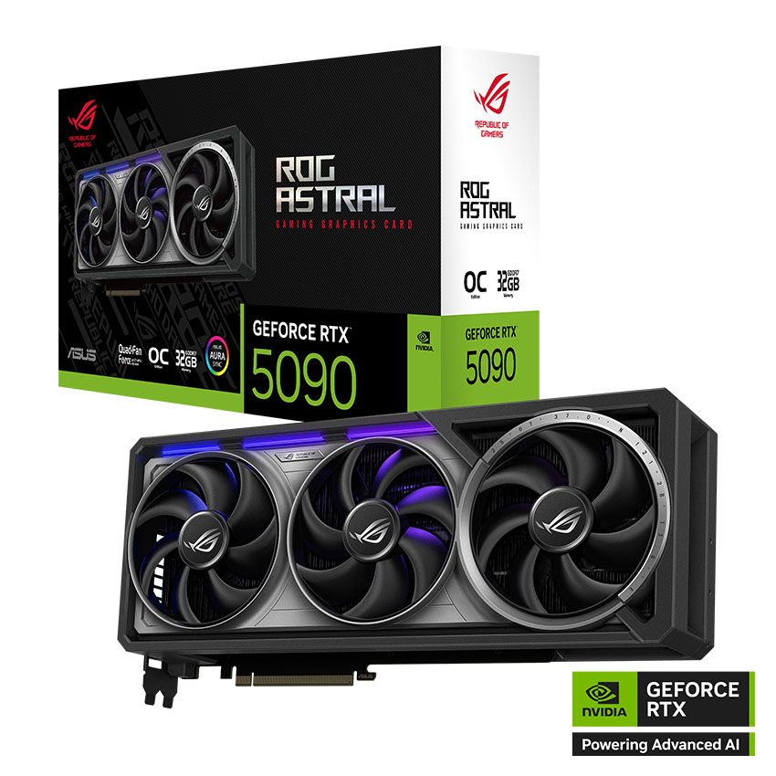 VGA Asus ROG ASTRAL RTX 5090 32G GAMING GDDR7 OC
