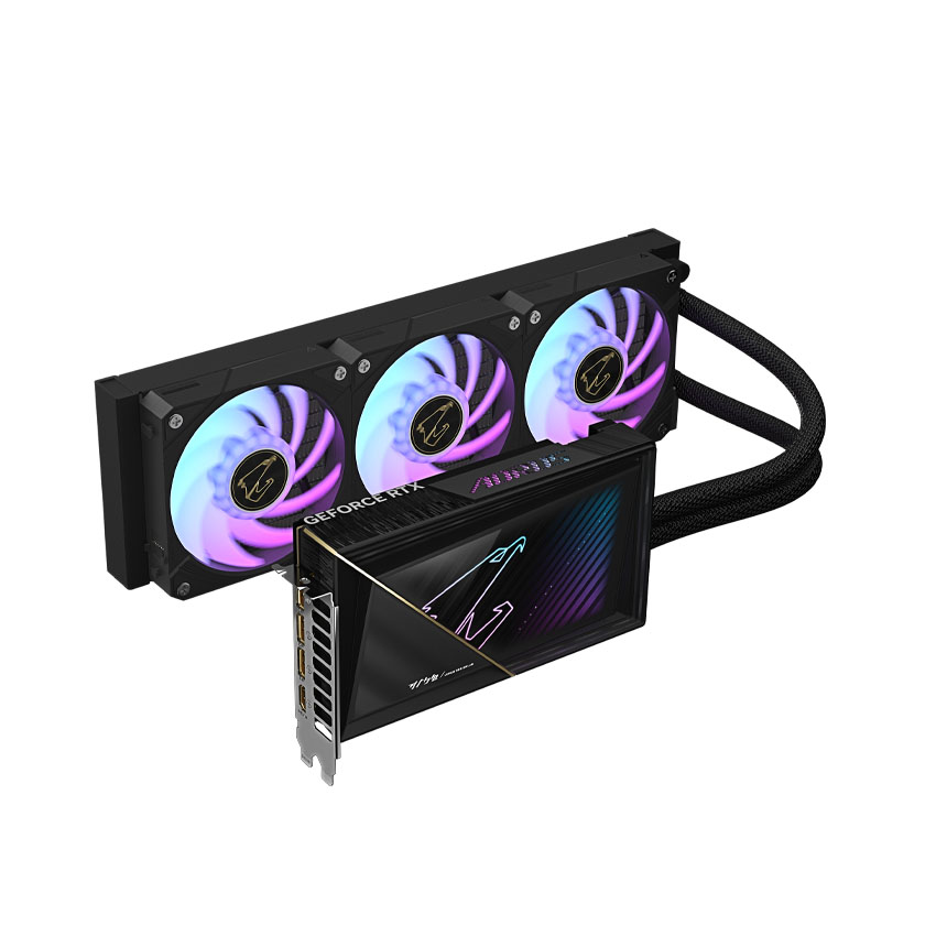 VGA Gigabyte AORUS RTX 5080 XTREME WATERFORCE 16G GDDR7 (GV-N5080AORUSX W-16GD)