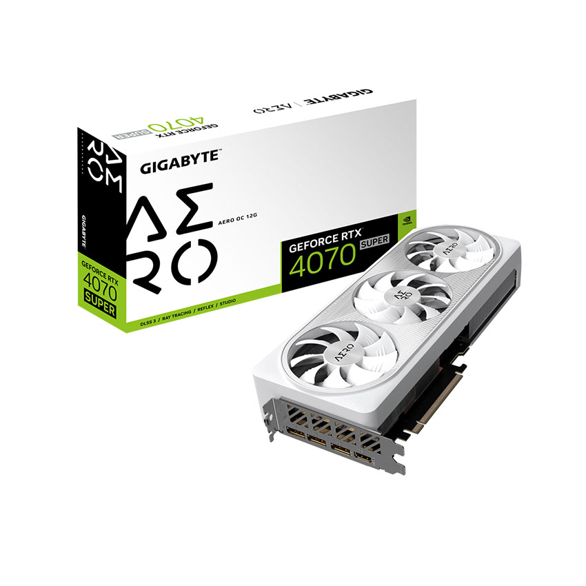 VGA Gigabyte RTX 4070 SUPER AERO OC-12G