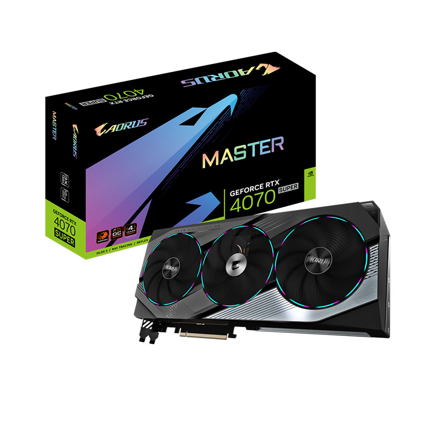 VGA Gigabyte RTX 4070 SUPER AORUS MASTER-12G