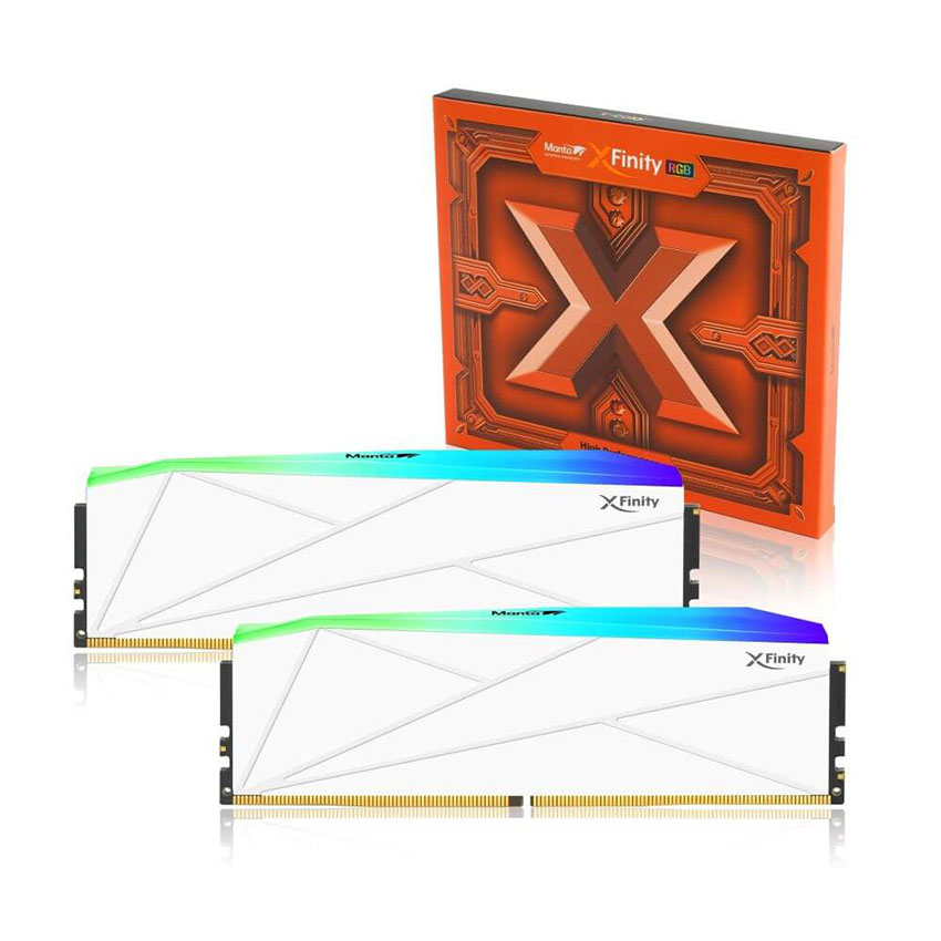 Ram V-Color XFinity RGB White (TMXFL1660836WWK) 32GB (2x 16GB) DDR5 6000Mhz (Dual XMP 3.0 + AMD EXPO)