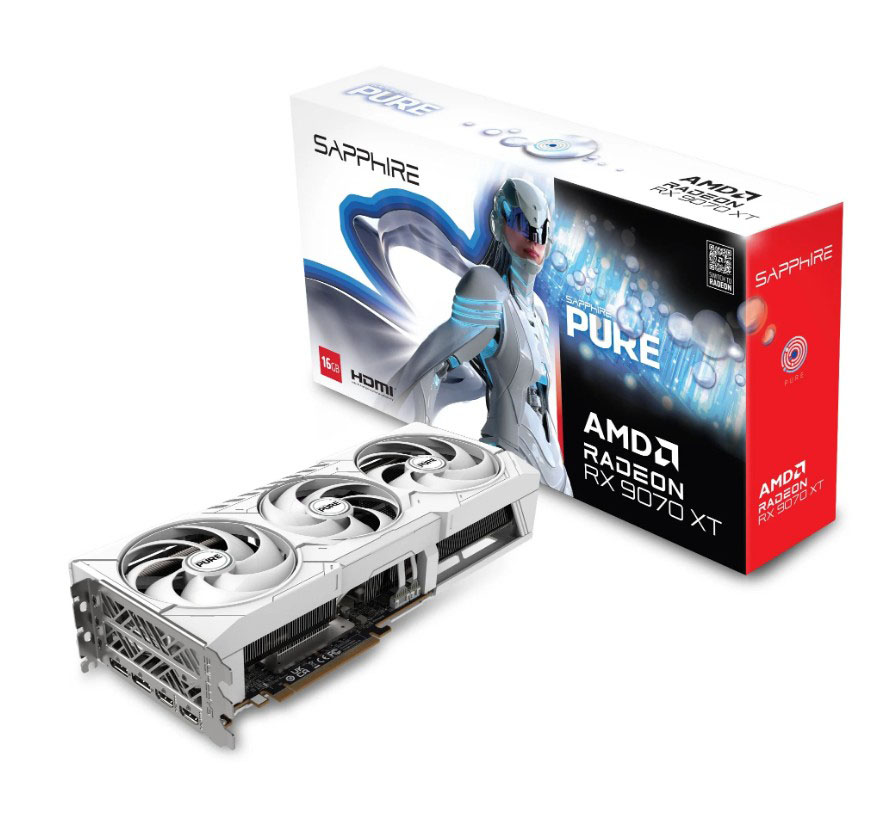 VGA SAPPHIRE PURE RX 9070 XT GAMING OC 16GB
