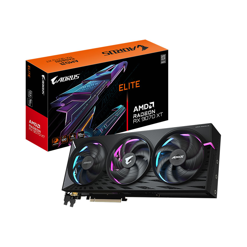VGA Gigabyte RX 9070 XT AORUS ELITE 16G