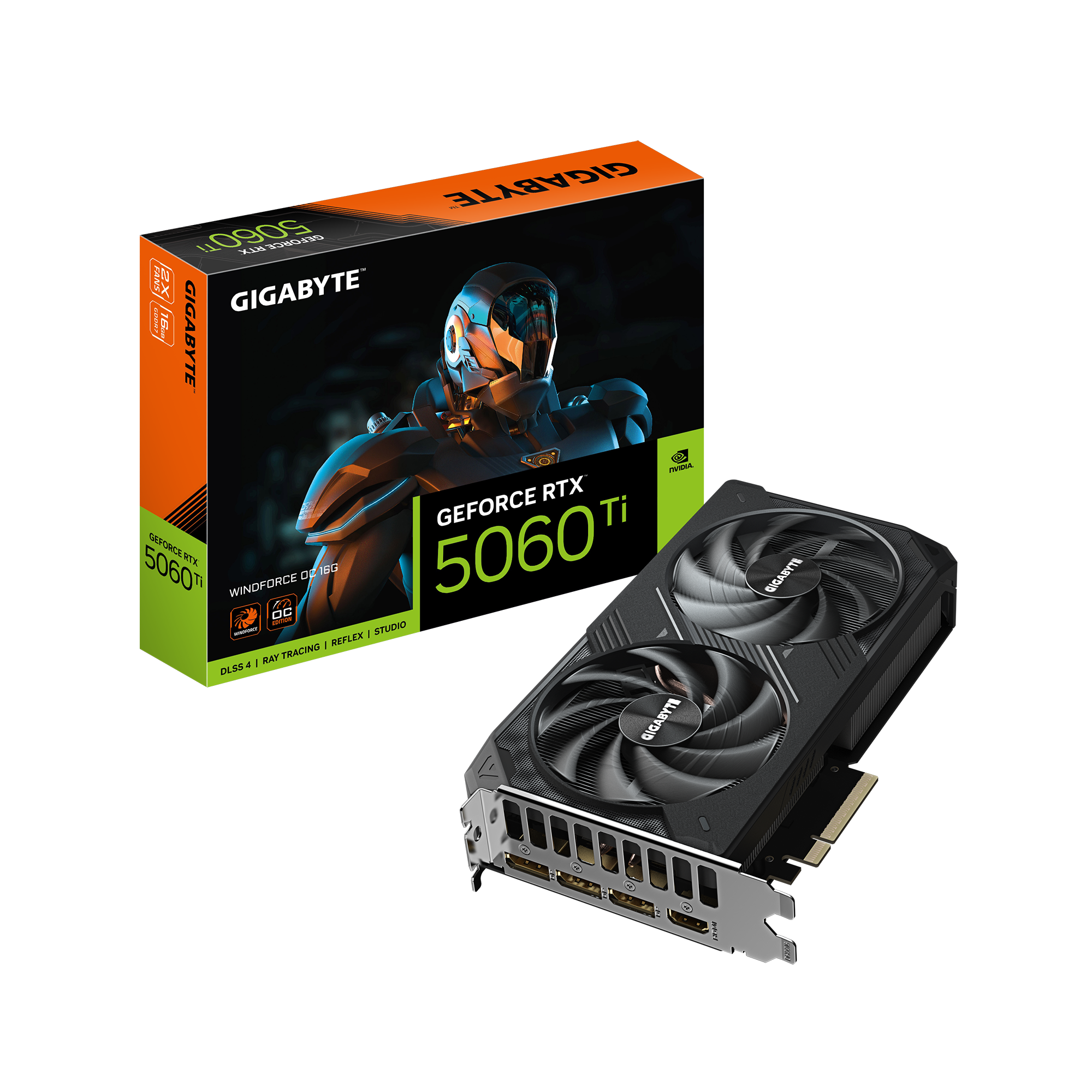 VGA Gigabyte RTX 5060 Ti WINDFORCE OC 16GB (GV-N506TWF2OC-16GD)