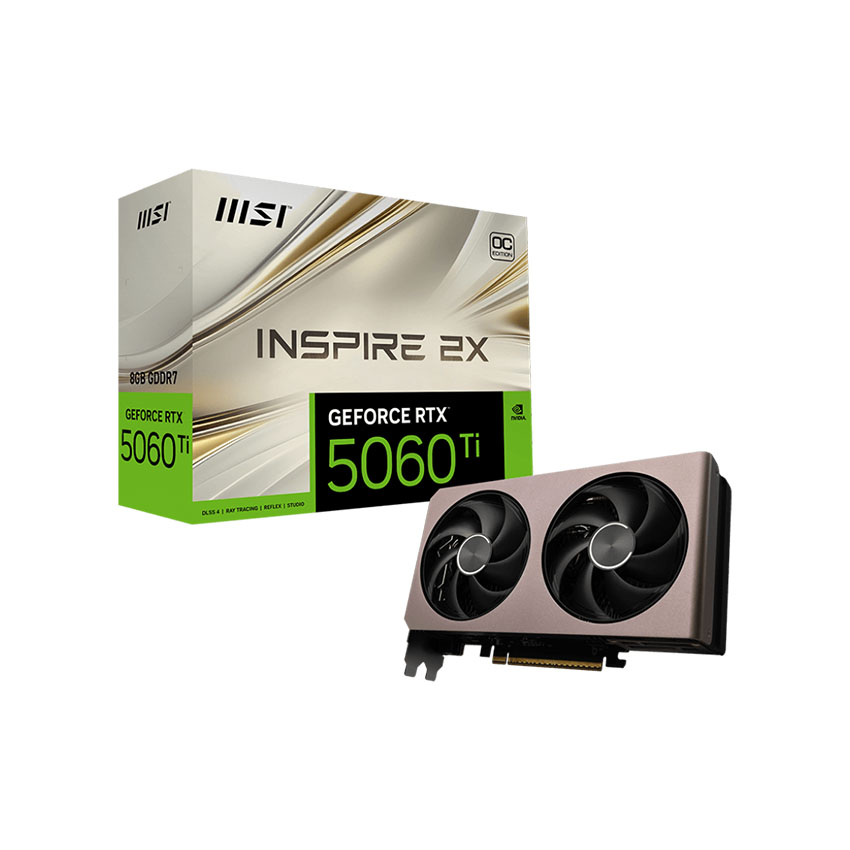 VGA MSI RTX 5060 Ti 8G INSPIRE 2X OC