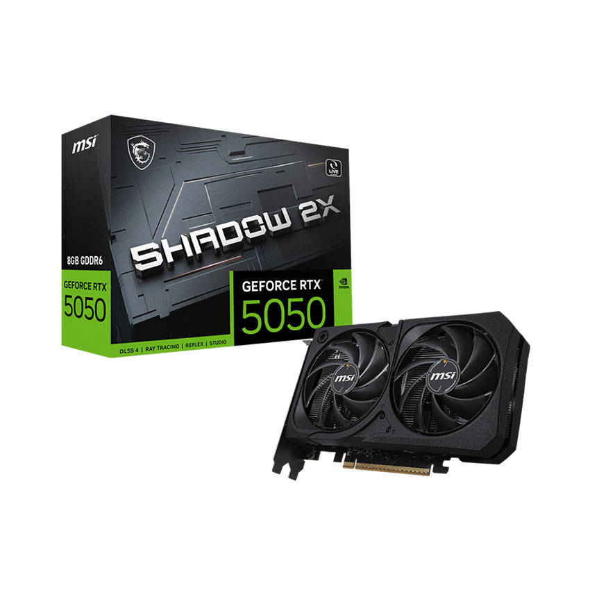 VGA MSI GeForce RTX 5050 8G SHADOW 2X OC