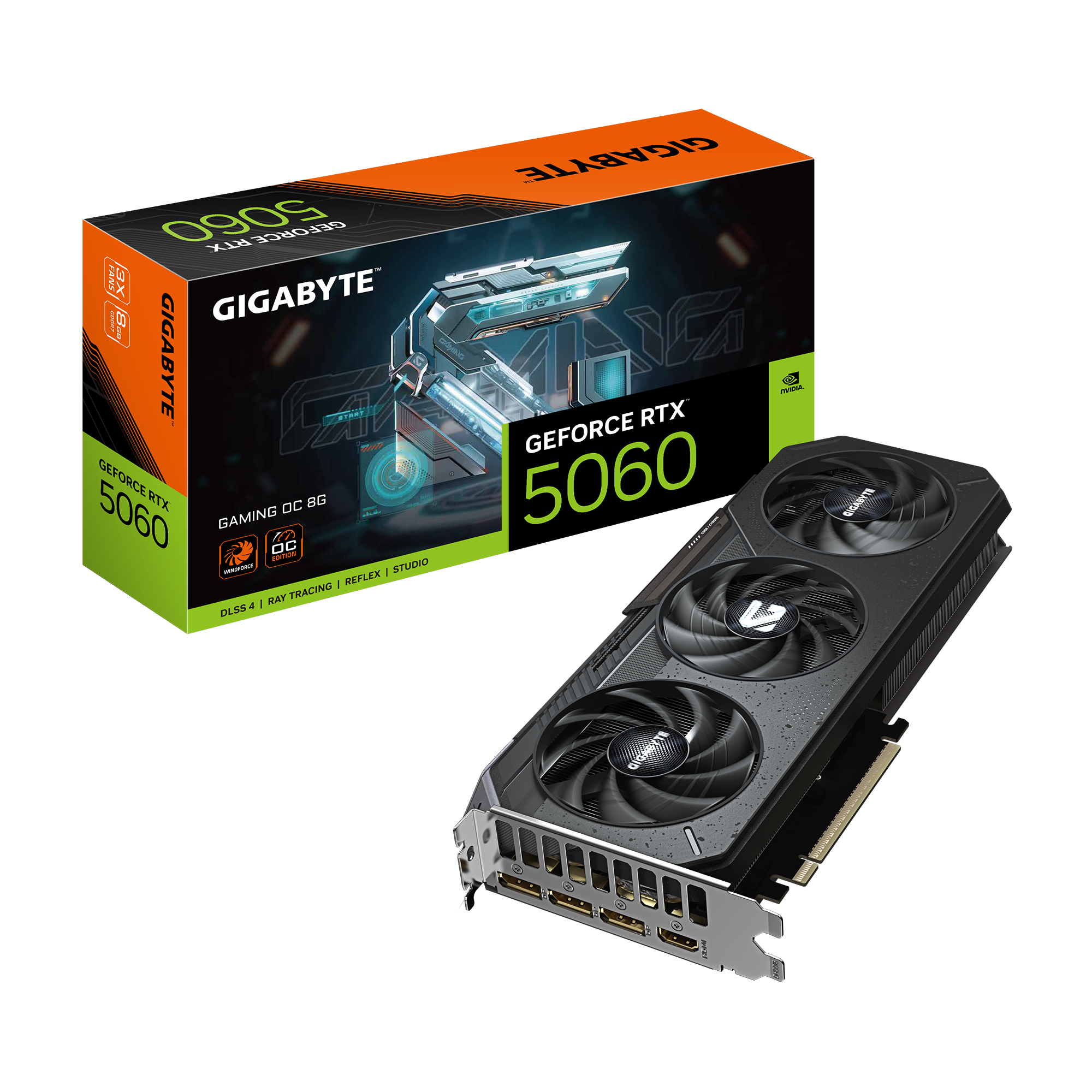 VGA Gigabyte RTX 5060 GAMING OC-8GD (GV-N5060GAMING OC-8GD)