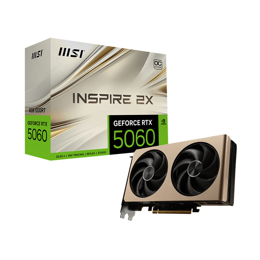 VGA MSI RTX 5060 8G INSPIRE 2X OC GDDR7