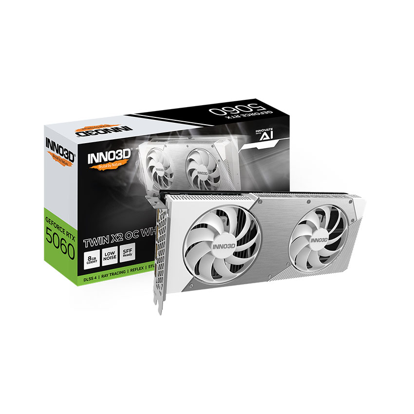 VGA INNO3D RTX 5060 Twin X2 OC WHITE 8GB