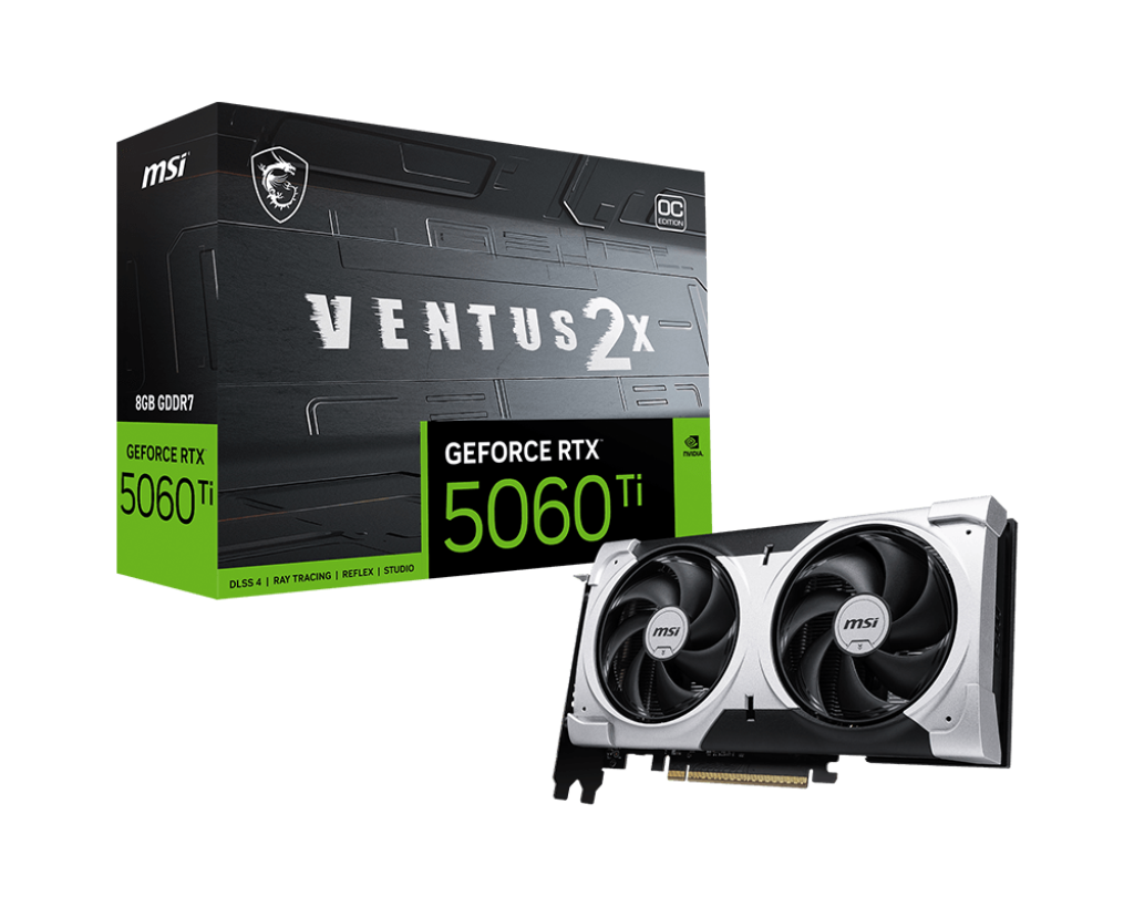 VGA MSI GeForce RTX 5060 Ti 8G VENTUS 2X PLUS
