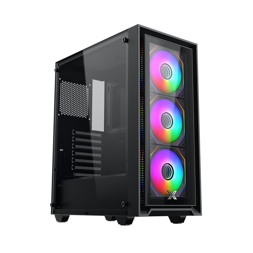 VỎ CASE XIGMATEK FLY II 3GF - EN44663 (ATX/Mid Tower/Màu Đen/3 fan vô cực)