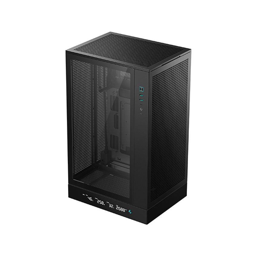Vỏ case DEEPCOOL CH270 Digital (mATX/Màu Đen/0 Fan)