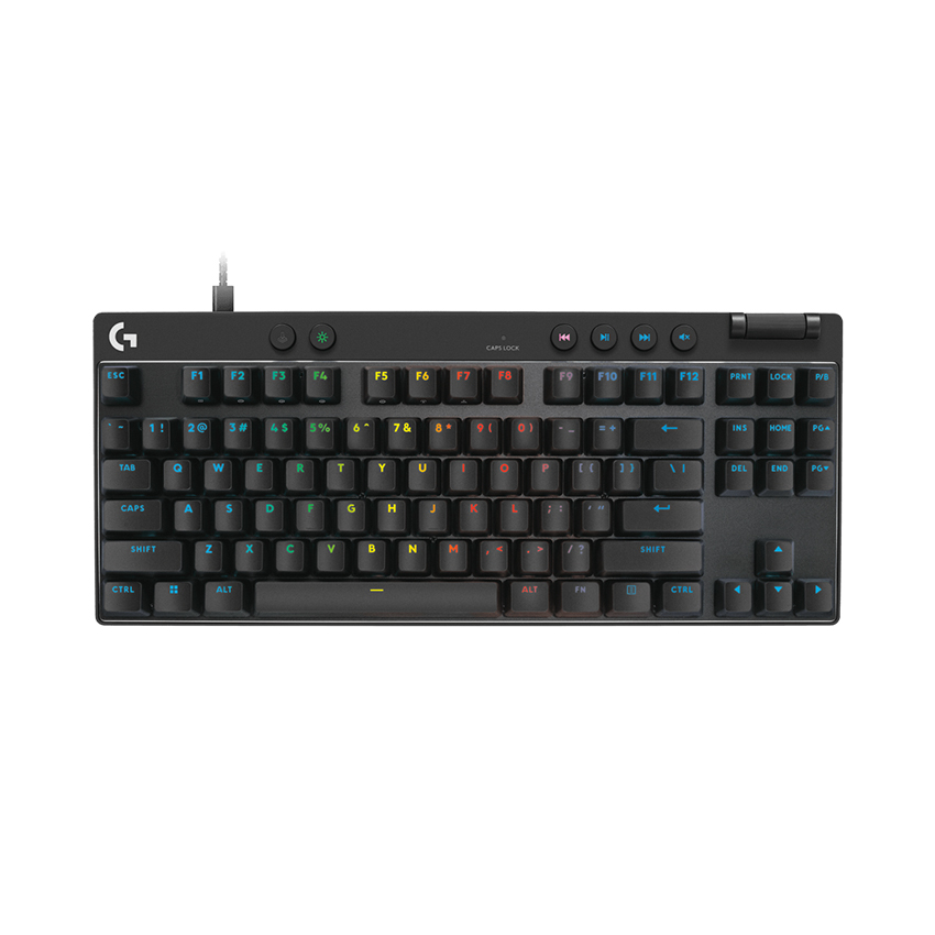 Bàn phím cơ HE Logitech PRO X TKL RAPID (Màu Đen)
