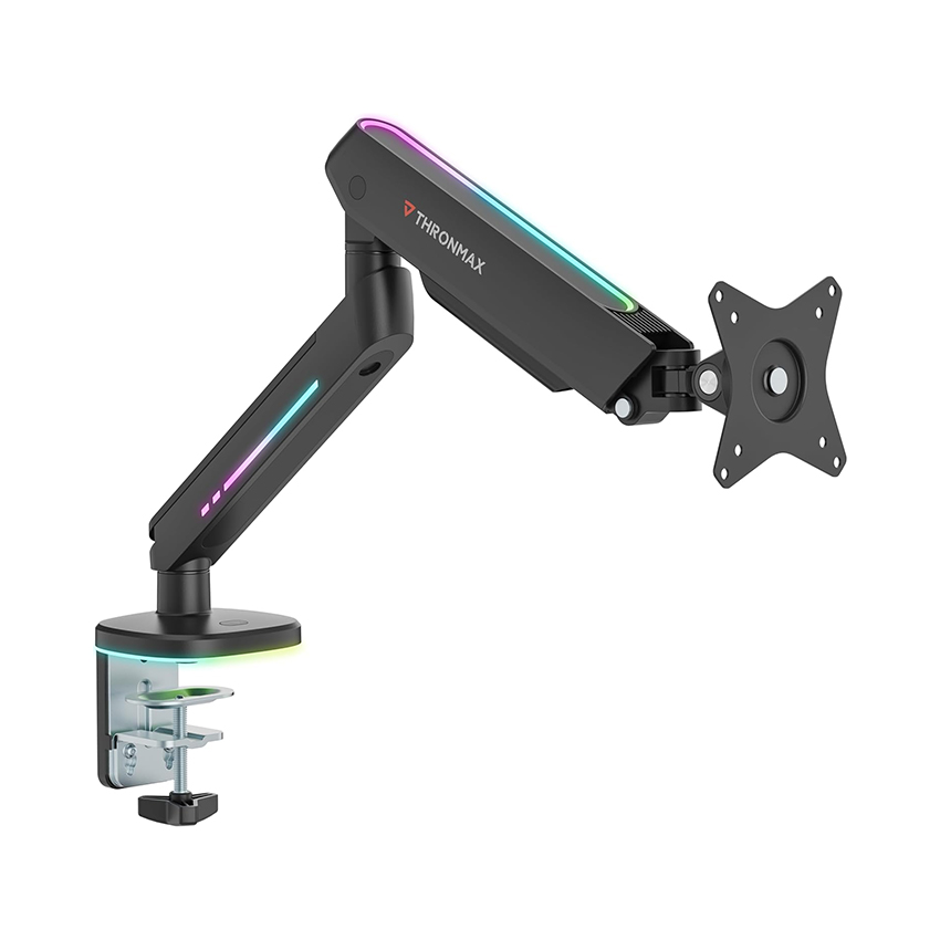 Giá đỡ màn hình máy tính Thronmax MX100 Black, LED RGB (27-45 inch)