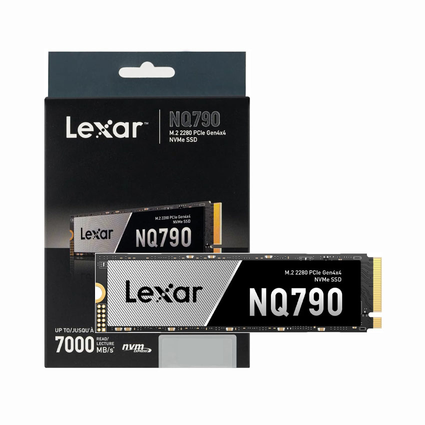 SSD LEXAR NQ790 1TB – M.2 2280 PCIe Gen4 x4 (Đọc 7000MB/s - Ghi 6000MB/s) - (LNQ790X001T-RNNNG)