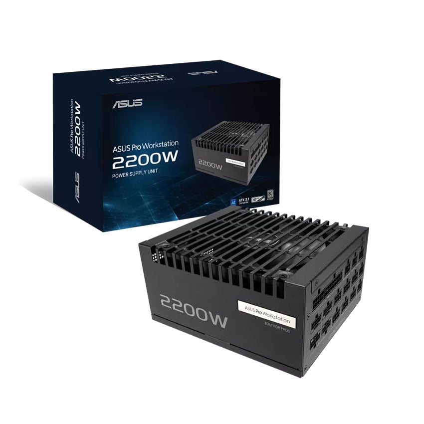 Nguồn ASUS PRO WORKSTATION 2200P - 2200W (80+ Platinum/ATX3.1/Full Modular)
