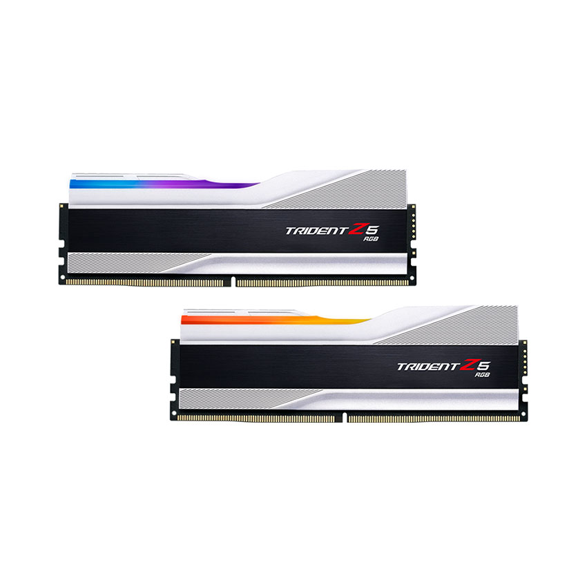 Ram Gskill Trident Z RGB Silver(F5-6400J3239G32GX2-TZ5RS) 64GB (2x32GB) DDR5 6400MHz