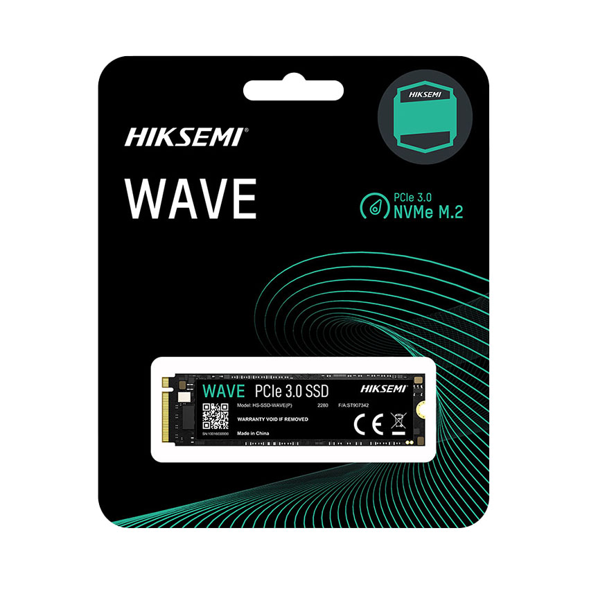 SSD HIKSEMI WAVE 512GB – M.2 2280 PCIe Gen3 x4 (Đọc 2500MB/s - Ghi 1025MB/s) - (HS-SSD-WAVE(P) 512G)