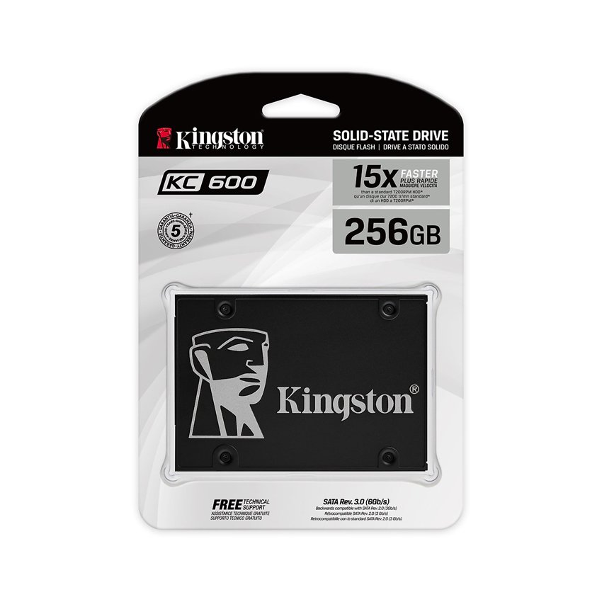 SSD KINGSTON SKC600 256GB 2.5 inch SATA III (Đọc 550MB/s - Ghi 500MB/s) - (SKC600/256GB)