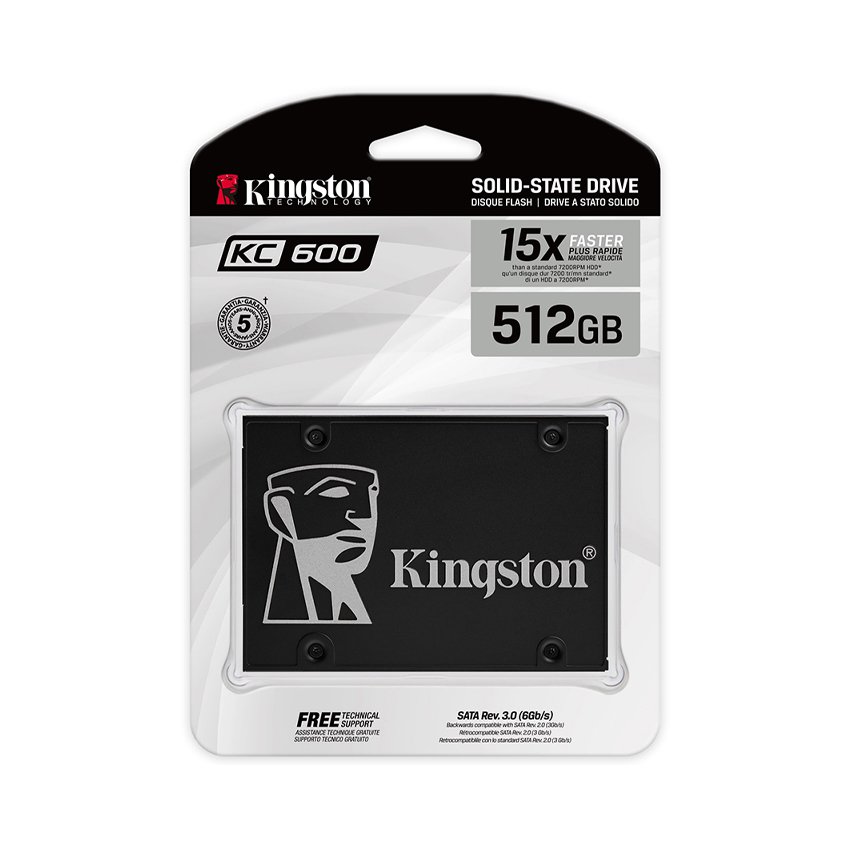 SSD KINGSTON SKC600 512GB 2.5 inch SATA III (Đọc 550MB/s - Ghi 520MB/s) - (SKC600/512GB)