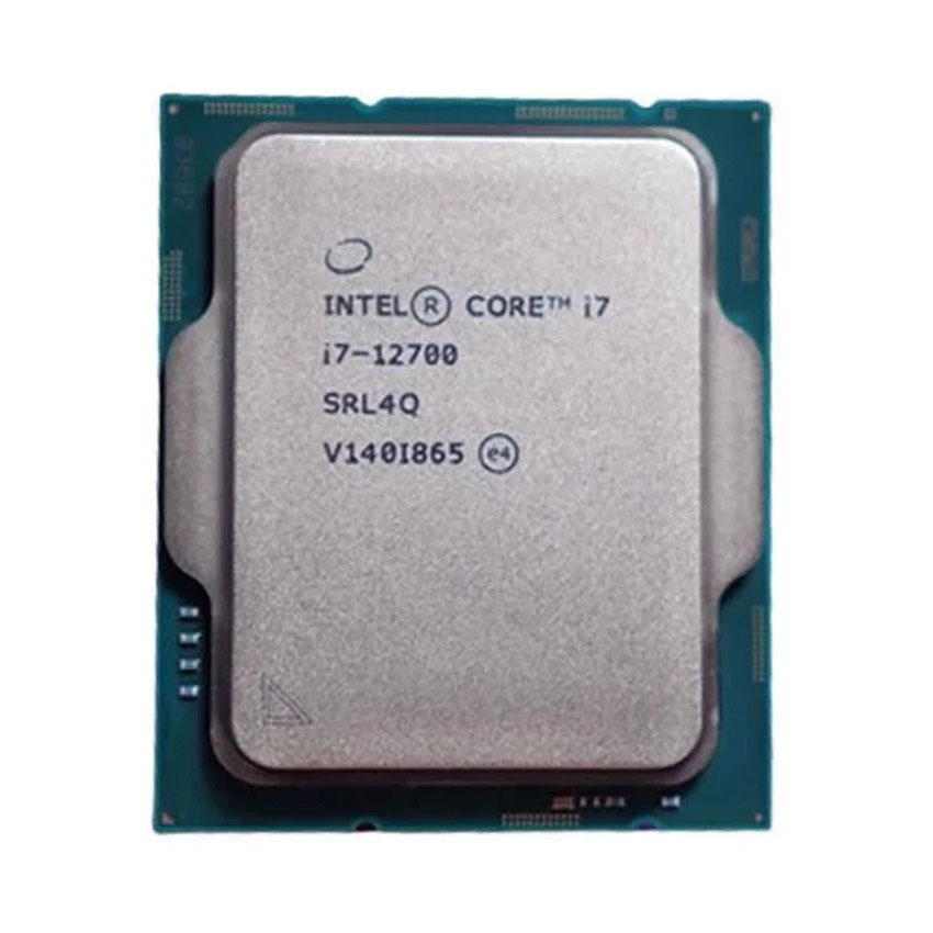 CPU Intel Core i7-12700 TRAY (3.6GHz turbo up to 4.9Ghz, 12 nhân 20 luồng, 25MB Cache, 65W) - Socket Intel LGA 1700)