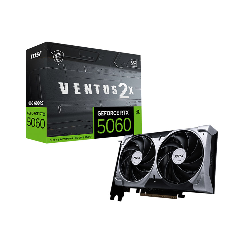 VGA MSI RTX 5060 8G VENTUS 2X OC GDDR7