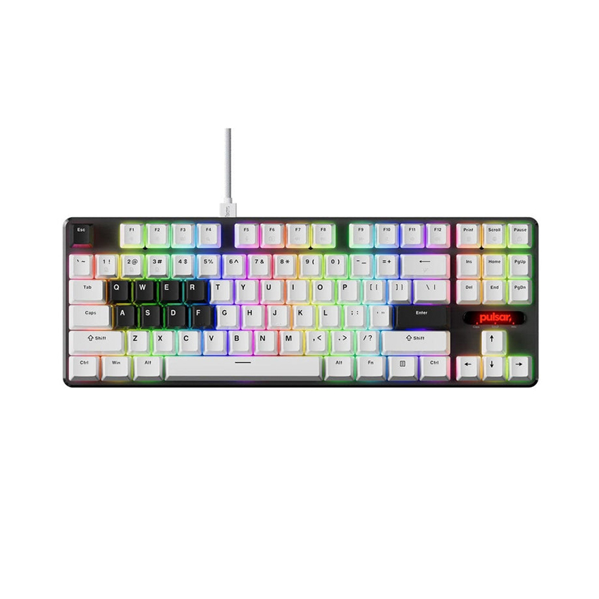 Bàn Phím Cơ Pulsar PCMK 2 HE TKL ANSI White_PCMK2HE801W