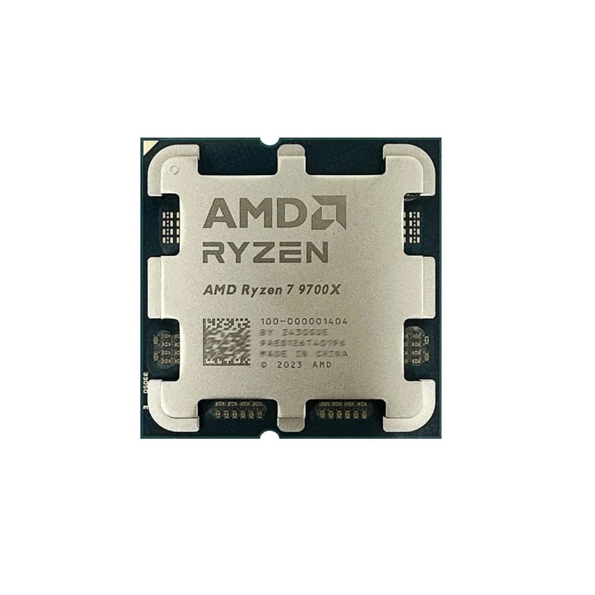 CPU AMD Ryzen 7 9700X Tray (3.8 GHz Upto 5.8GHz / 40MB / 8 Cores, 16 Threads / 65W / Socket AM5)