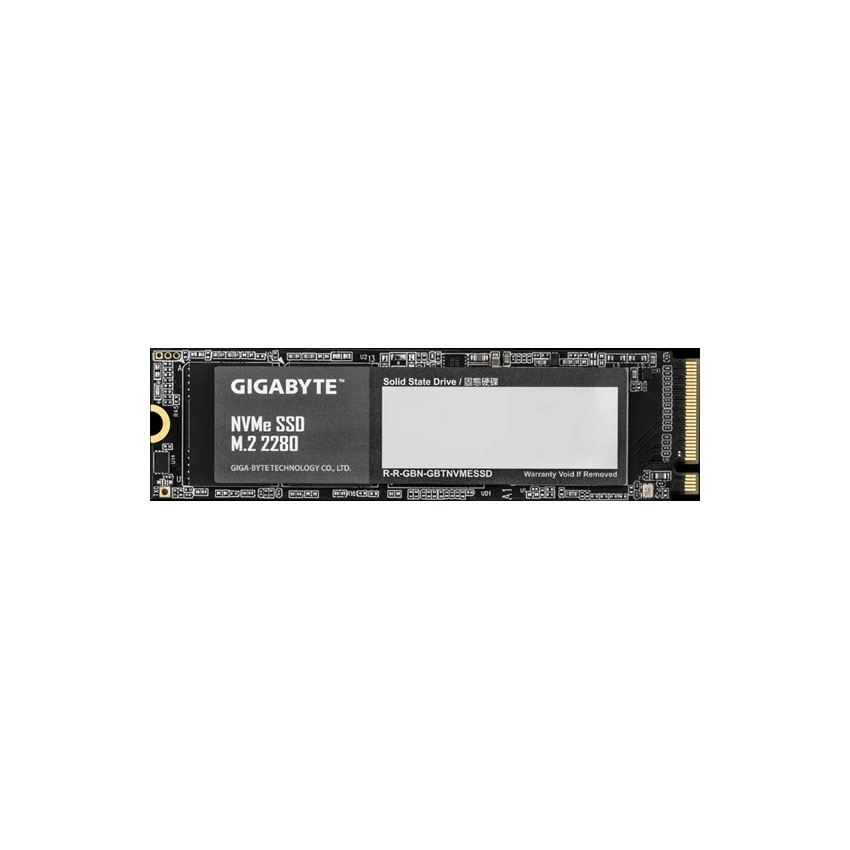 SSD Gigabyte 512GB M.2 2280 PCIe NVMe Gen 3x4 (Đoc 1900MB/s, Ghi 1200MB/s) - (G3NVME512G)