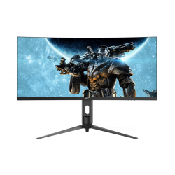 Màn hình HKC MB34A4Q (34inch/WQHD/VA/100Hz/1ms/250nits/HDMI+DP+Audio/Cong)