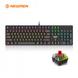 Bàn phím cơ Newmen GM335 Dual mode – Wireless & Type-C – Red Axis