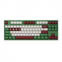 Bàn phím cơ AKKO 3087 v2 DS Matcha Red Bean (Akko orange switch v2)