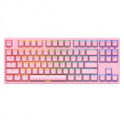 Bàn phím cơ AKKO 3087S Pink RGB – Black (Cherry red switch)