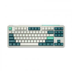 Bàn phím cơ FL-Esports CMK87SAM 3 Mode Ice Mint - brown switch (Kailh box)