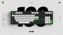 Bàn phím cơ FL-Esports GP108CP Blackish Green Kailh Box White switch