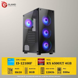 PC GAMING GLAND G-ESPORT P3 I3 12100F - VGA RX 6500 XT