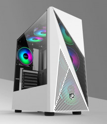 Vỏ Case Vitra POSEIDON R12 WHITE (Mid Tower / Màu Trắng)