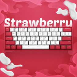 Bàn phím cơ IQUNIX F60-2020 60% Hot-Swappable Strawberry
