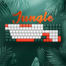 Bàn phím cơ IQUNIX F96 Jungle Mystery Wireless Red Switch (RGB Cherry)