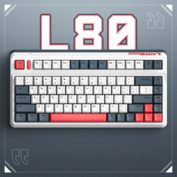 Bàn phím cơ IQUNIX L80 Formula Typing Wireless Brown Switch (RGB Cherry)