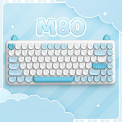 Bàn phím cơ IQUNIX M80 Purry Cat Persian Wireless Blue Switch 